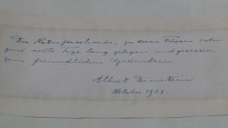 7 maart - Brief Einstein geveild voor 6100 dollar