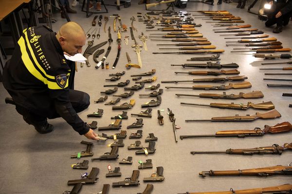 262 wapens ingeleverd bij Rotterdamse politie