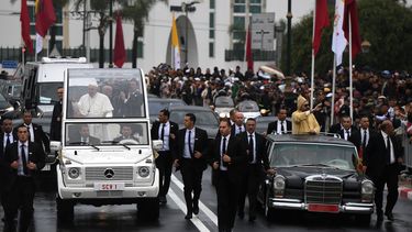 Paus Franciscus in Marokko