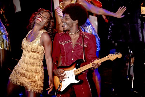 Een foto van de Tina Turner-musical tijdens de Musical Sing a Long