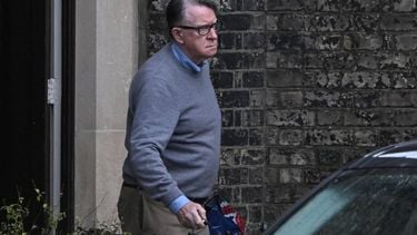 Former UK ambassador to the United States, Peter Mandelson, is pictured outside his residence in central London on March 11, 2026. Mandelson faces a criminal investigation over claims he shared confidential information with late US sex offender Jeffrey Epstein nearly two decades ago.
JUSTIN TALLIS / AFP