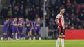 EINDHOVEN - Dennis Man of PSV Eindhoven baalt tijdens de Nederlandse Eredivisie wedstrijd tussen PSV Eindhoven en NAC Breda in het Phillips stadion op 24 januari 2026 in Eindhoven, Nederland. SEM VAN DER WAL / ANP