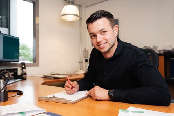 Jong en ondernemend Stef Koning