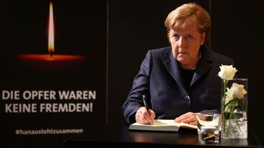 Duitse bondskanselier Merkel houdt 5 mei-lezing