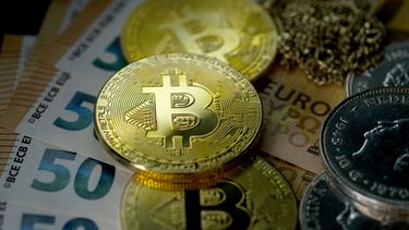 Een foto van een aantal bitcoins