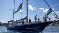 epa12165810 A handout photo made available by The Freedom Flotilla Coalition (FFC) shows the crew of the Gaza-bound Madleen ship before leaving the port of Catania, Sicily island, southern Italy, 01 June 2025 (issued 09 June 2025). The FFC stated its civilian ship, carrying a small shipment of humanitarian aid, was forcibly intercepted by the Israeli military in international waters on 09 June 2025. Israeli authorities said the flotilla was prevented from breaking a Gaza Strip blockade and was escorted to Israel's port of Ashdod, adding that its passengers were expected to return to their home countries.  EPA/FREEDOM FLOTILLA COALITION HANDOUT -- MANDATORY CREDIT -- BEST QUALITY AVAILABLE -- HANDOUT EDITORIAL USE ONLY/NO SALES