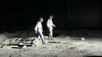 Mens op de maan Focus