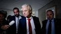DEN HAAG - Geert Wilders (PVV) komt aan voor het wekelijkse coalitieoverleg in de Tweede Kamer. De coalitiepartijen praten onder meer over de uitspraken van Wilders over migratie. ANP ROBIN VAN LONKHUIJSEN