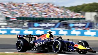 SILVERSTONE - Max Verstappen (Red Bull Racing) tijdens de Grote Prijs van Groot-Brittannië op het circuit van Silverstone. SANDER KONING / ANP