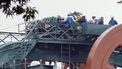 Efteling-bezoekers uur vast op hoogste punt achtbaan