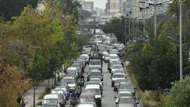 epa13008735 Vehicles drive on the highway as people leave Beirut's southern suburbs after Israel ordered strikes on Dahiyeh, in Beirut, Lebanon, 01 June 2026. Israeli Prime Minister Benjamin Netanyahu ordered strikes on Hezbollah targets in the southern suburbs of Beirut, a statement from Netanyahu's office said.  EPA/WAEL HAMZEH