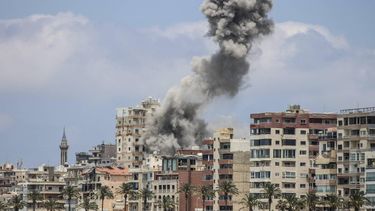 Smoke rises following an Israeli airstrike in Tyre on June 9, 2026. Residents of south Lebanon's Tyre including the Christian quarter fled on June 9, an AFP correspondent said, after Israel's army for the first time warned the entire city to evacuate ahead of strikes. The warning came a day after Iran, which insists a halt to the wider Middle East conflict must include a ceasefire in Lebanon, warned it would resume attacks on Israel if it kept striking its neighbour.
KAWANT HAJU / AFP
