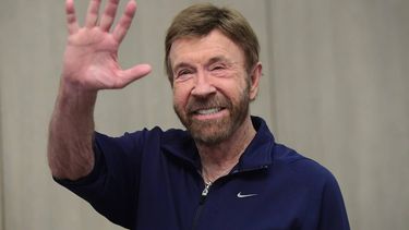epa07190844 US actor and martial artist Chuck Norris, this year's special guest, arrives for a press conference on the 15th Shoe Box fundraising event at the Kempinski Hotel Corvinus in Budapest, Hungary, 26 November 2018. The annual Christmas charity campaign was launched by the Hungarian Baptist Aid (HBAid) in 2004 to collect and distribute gifts donated by the public for underprivileged children during Advent. The organization receives the labelled and boxed presents at nearly 300 designated collection points in the country.  EPA/Tamas Kovacs HUNGARY OUT