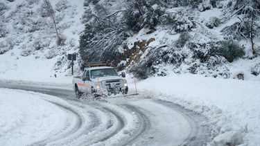 Winterstorm Californië, sneeuw ongebruikelijk in zuidelijke staat