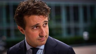 DEN HAAG - Jesse Klaver bij aankomst op het ministerie.Premier Rob Jetten spreekt samen met vicepremiers Bart van den Brink (CDA, Asiel en Migratie) en Dilan Yeşilgöz (VVD, Defensie) met fractievoorzitter Jesse Klaver en Kati Piri van oppositiepartij PRO over de begroting die het kabinet moet maken. PHIL NIJHUIS / ANP