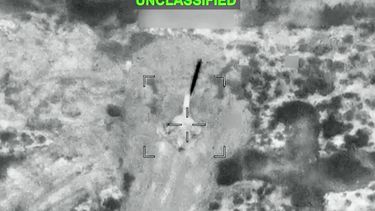 This screen grab taken from video footage shared by the US Central Command on social media platform X and made available via AFPTV on July 13, 2026 purportedly shows US strikes against Iranian military installations. The United States struck Iran on July 13 for a second day running, drawing Tehran's reprisals against US allies in the Gulf as the foes battle over the status of the strategic Strait of Hormuz.
AFPTV / AFP