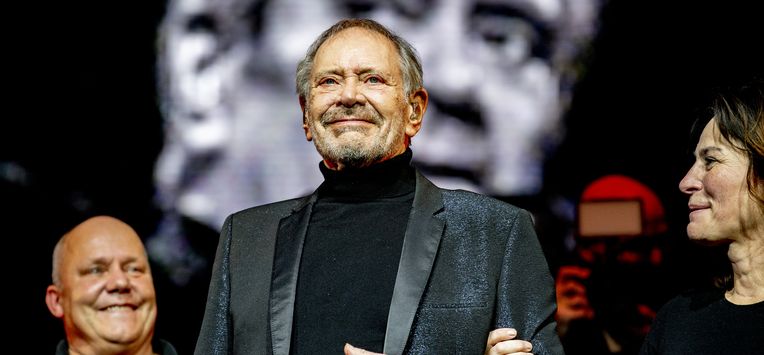 Rob de Nijs tegen zijn afscheidsconcert in de Ziggo Dome.