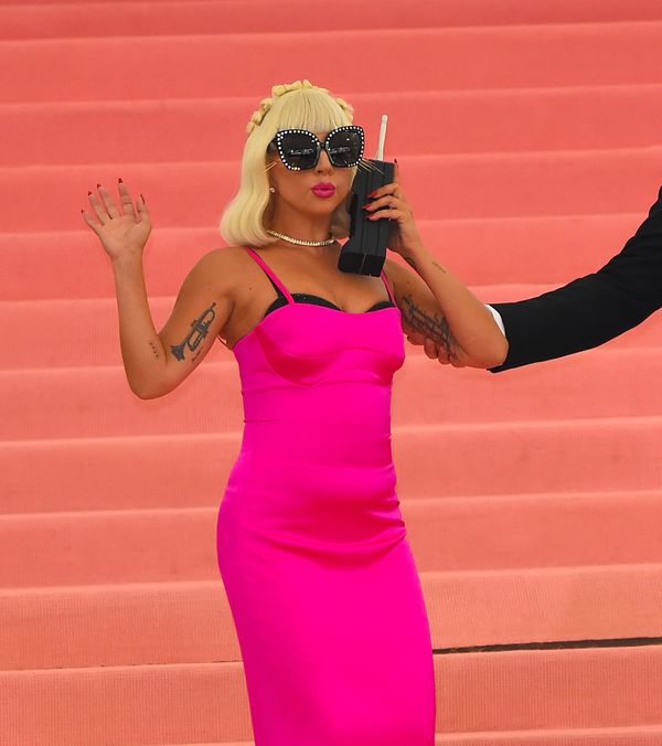 Singer, songwriter en actrice Lady Gaga hier te zien in 2019 tijdens het Met Gala Celebrating Camp in The Metropolitan Museum of Arat in New York City.