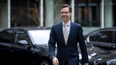 DEN HAAG - Sjoerd Sjoerdsma, minister van Buitenlandse Handel en Ontwikkelingssamenwerking komt aan voor de eerste reguliere ministerraad met het nieuwe kabinet. KOEN VAN WEEL / ANP