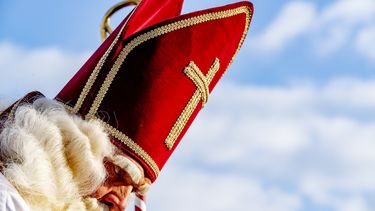 Een foto van Sinterklaas.