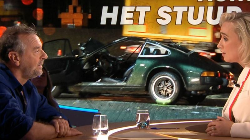 Tom Waes Eva Jinek alcohol invloed auto-ongeluk