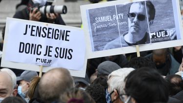 foto van demonstratie Parijs
