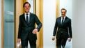 persconferentie - Een foto van Rutte en De Jonge die over de avondklok gaan
