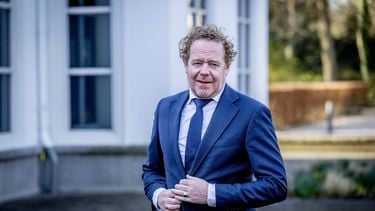 DEN HAAG -David van Weel, minister van Justitie en Veiligheid, komt aan voor de ministerraad. Het kabinet komt wekelijks bijeen in het Catshuis, de officiele ambtswoning van de premier. ANP ROBIN UTRECHT