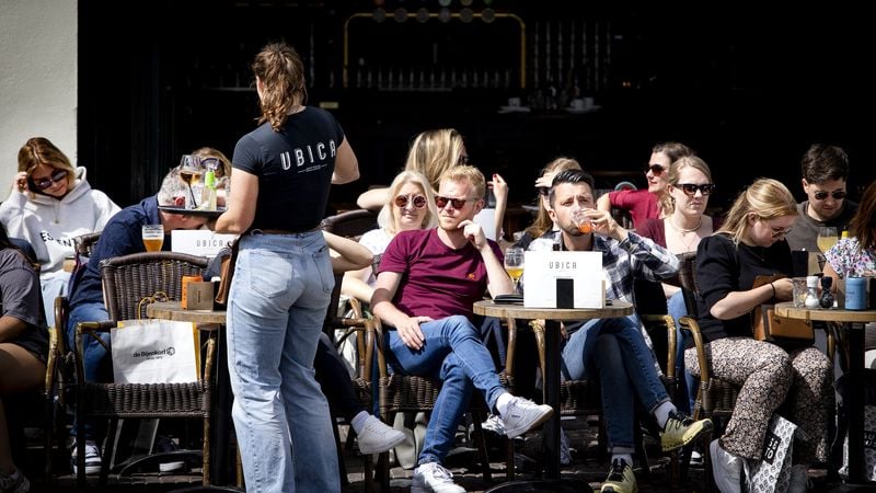 zon terras mooi weer