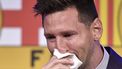Lionel Messi in tranen