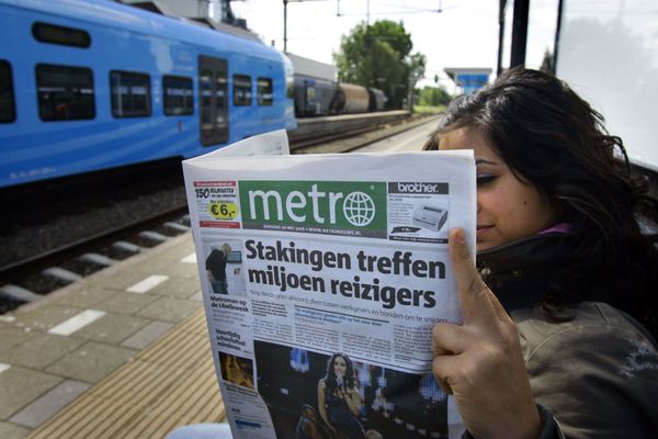 dagblad Metro 25 jaar gratis krant