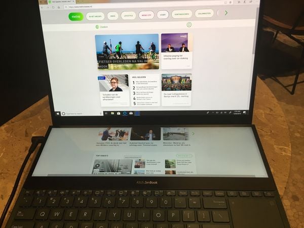 ASUS lanceert laptop mét tweede (grote) scherm 