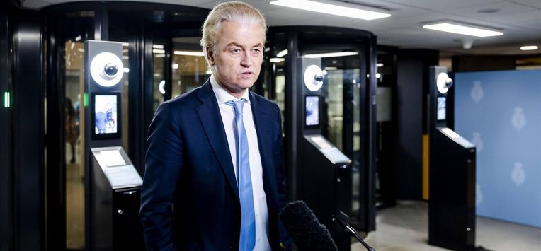 DEN HAAG - Geert Wilders (PVV) na afloop van een nieuwe gespreksronde van informateur Kim Putters. Putters praat met de partijleiders over de vorming van een nieuw kabinet. ANP SEM VAN DER WAL Week van de waarheid voor de kabinetsformatie: 4 vragen en antwoorden