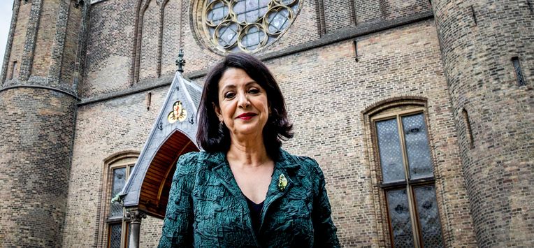 Khadija Arib bij Ridderzaal Den Haag