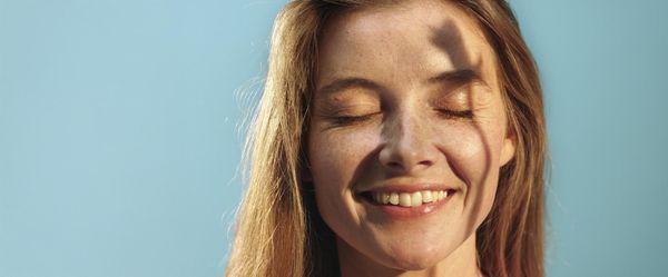 Huid skin care smeren