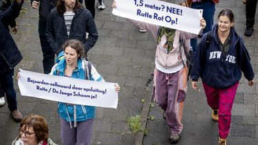 Foto protest tegen coronamaatregelen Utrecht