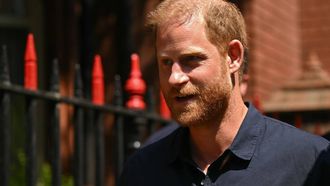 Britain's Prince Harry, Duke of Sussex, leaves following a visit to Birmingham Children’s Hospital in the city of Birmingham, central England, on July 9, 2026, to celebrate the 20th anniversary of the very first WellChild Nurse. 
Oli SCARFF / AFP
