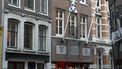 Een foto van de buitenkant van het gebouw van de Amsterdamse studentenvereniging
