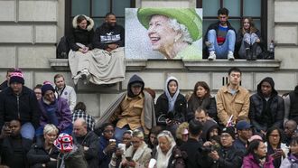Koningin Elizabeth Britse staatsbegrafenis