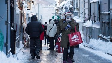 Canada overvallen door koudegolf van min veertig. / AFP