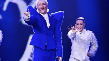 Joost Klein representing the Netherlands with the song 