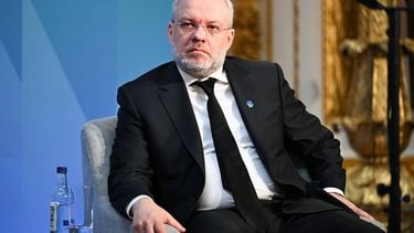 epa12051097 German Galushchenko, Ukraine's energy minister, attends the International Summit on the Future of Energy Security in London, Britain, 24 April 2025. The International Energy Agency (IEA) and the UK government are hosting a two-day summit of more than 60 countries and numerous companies to discuss the future of energy security.  EPA/CHRIS J. RATCLIFFE / POOL