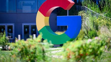 (FILES) A large Google logo is seen at Google’s Bay View campus in Mountain View, California on August 13, 2024. A federal appeals court on August 20, 2024 breathed new life into a lawsuit by Chrome users who say Google gathered data even though they did not 