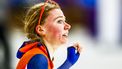 Video: Zo won Esmee Visser het goud op de 5000 meter