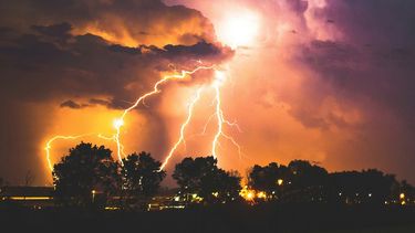 onweer bliksem