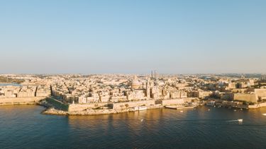 Op deze foto zie je Valletta, Malta