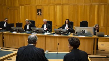 DEN BOSCH - De rechtbank in Den Bosch voorafgaand aan de uitspraak in de strafzaak rond het Stint-ongeluk. Aanleiding voor de strafzaak is het dodelijke ongeluk met een Stint op 20 september 2018 in Oss. ANP JEROEN JUMELET