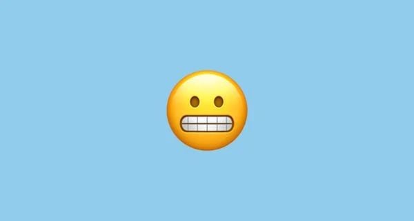 emoji ongemakkelijk gezicht