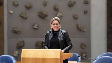 DEN HAAG - Informateur Rianne Letschert tijdens een debat in de Tweede Kamer over het coalitieakkoord van D66, VVD en CDA en het eindverslag van informateur Rianne Letschert. JEROEN JUMELET / ANP