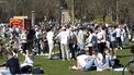 Vondelpark druk politie